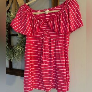 Pink Off-Shoulder Top Size Medium